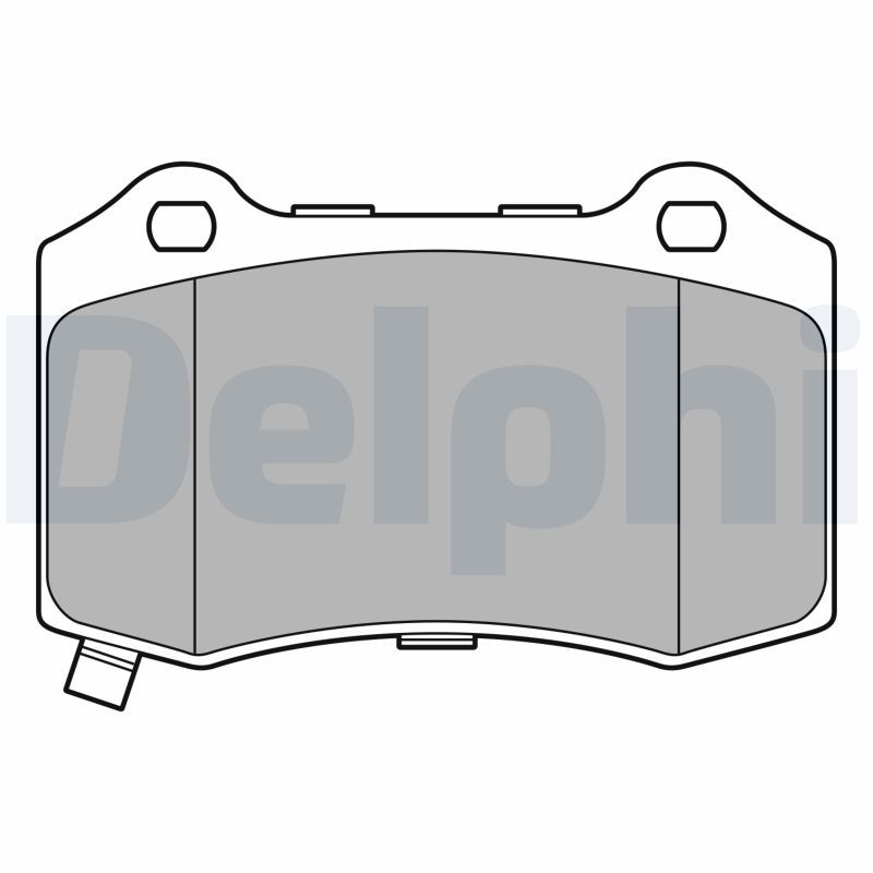 Brake Pad Set, disc brake   WVA:24076|mit Zubehör|mit akus|2-5 munkanapos szállítás 13:30-ig rendelve 2024.12