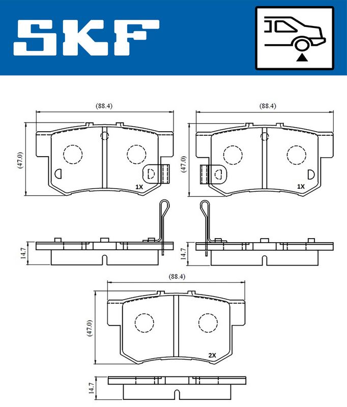 BRAKE PADS KIT|24-05