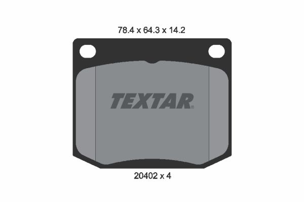 Brake Pad Set, disc brake   WVA:20402|nicht für Verschleiß|2-5 munkanapos szállítás 13:30-ig rendelve 2025.1