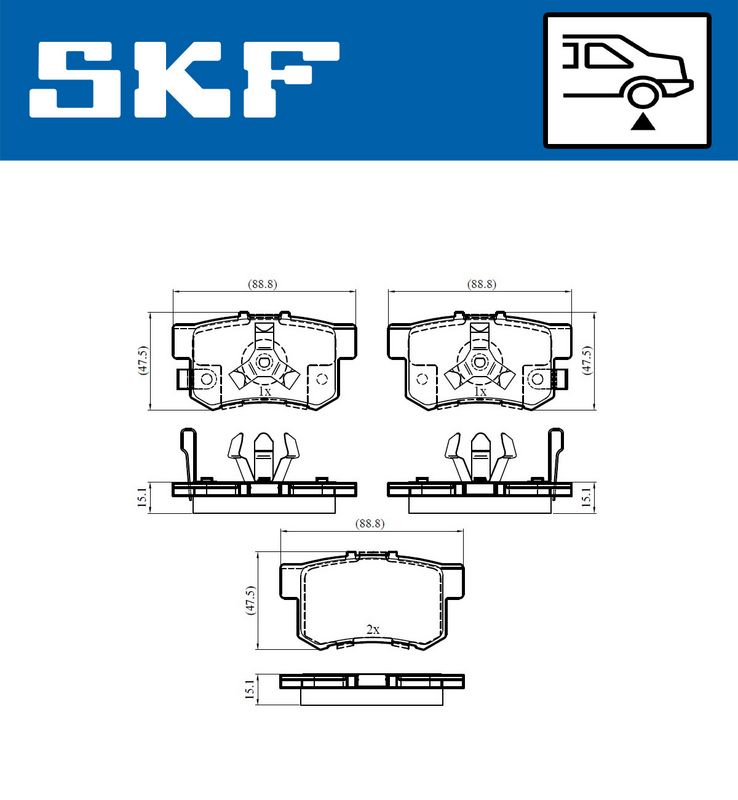 BRAKE PADS KIT|24-05