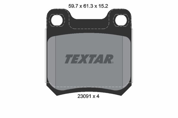 Brake Pad Set, disc brake   WVA:23091|nicht für Verschleiß|2-5 munkanapos szállítás 13:30-ig rendelve 2025.1