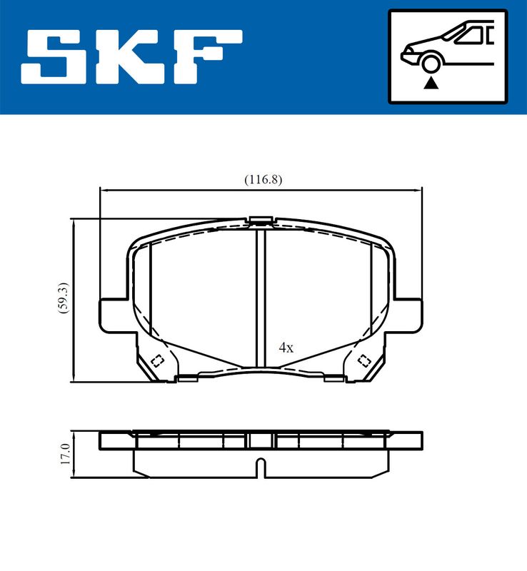 BRAKE PADS KIT|24-05