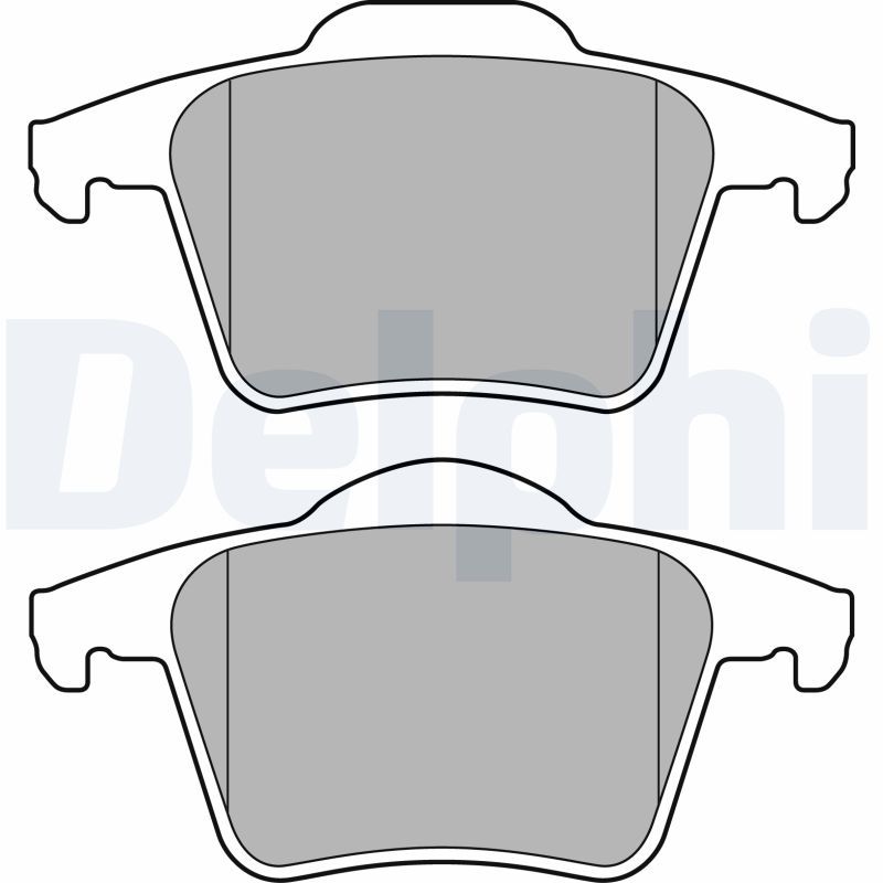 Brake Pad Set, disc brake   Hinterachse|WVA:24011, 24011 2|2-5 munkanapos szállítás 13:30-ig rendelve 2024.12