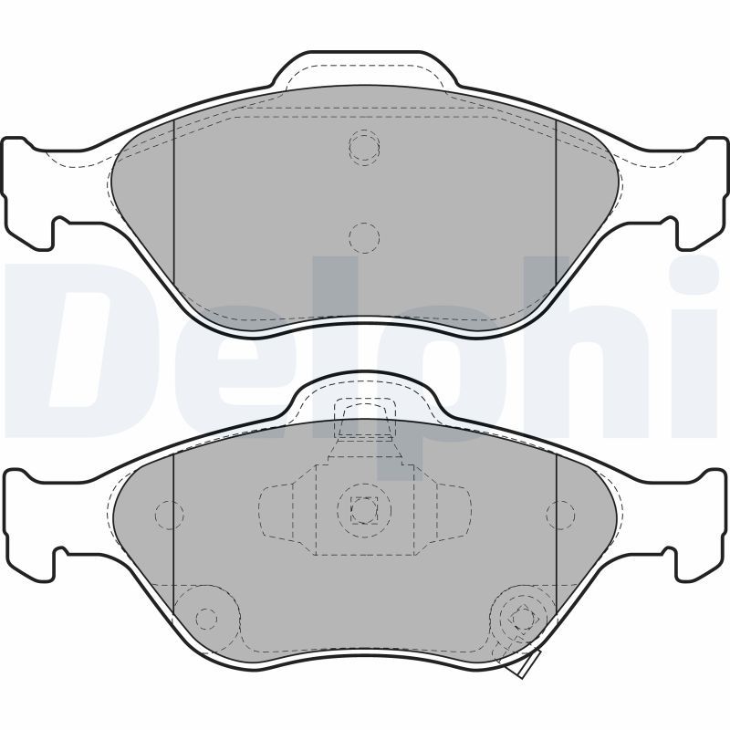 Brake Pad Set, disc brake   Vorderachse|WVA:23202, 23202 2|2-5 munkanapos szállítás 13:30-ig rendelve 2024.12