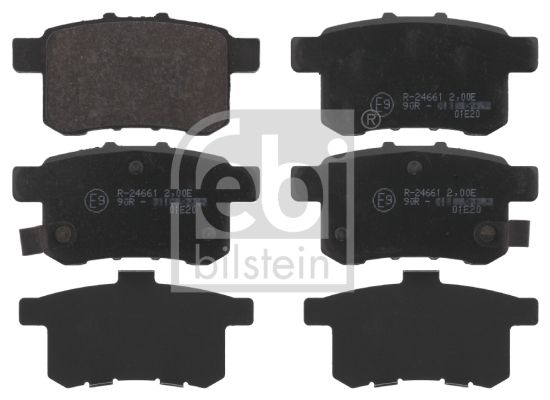 Brake Pad Set, disc brake   Hinterachse|WVA:24661|mit akus|2-5 munkanapos szállítás 13:30-ig rendelve 2024.12