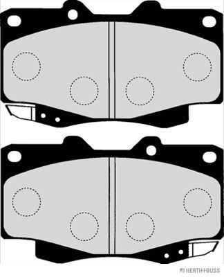 Brake Pad Set, disc brake   Vorderachse|WVA:21680|mit akus|2-5 munkanapos szállítás 13:30-ig rendelve 2024.12