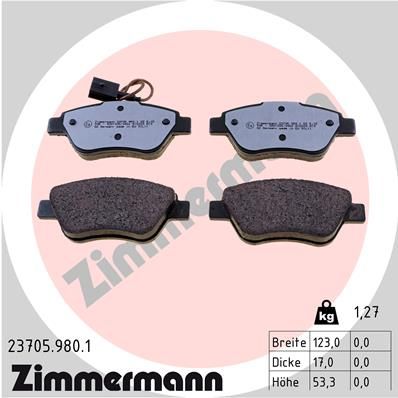 Brake Pad Set, disc brake   WVA:23705, 23706, 23982|staubr|2-5 munkanapos szállítás 13:30-ig rendelve 2024.12