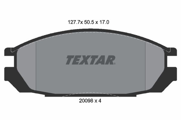 Brake Pad Set, disc brake   WVA:20098|nicht für Verschleiß|2-5 munkanapos szállítás 13:30-ig rendelve 2024.12