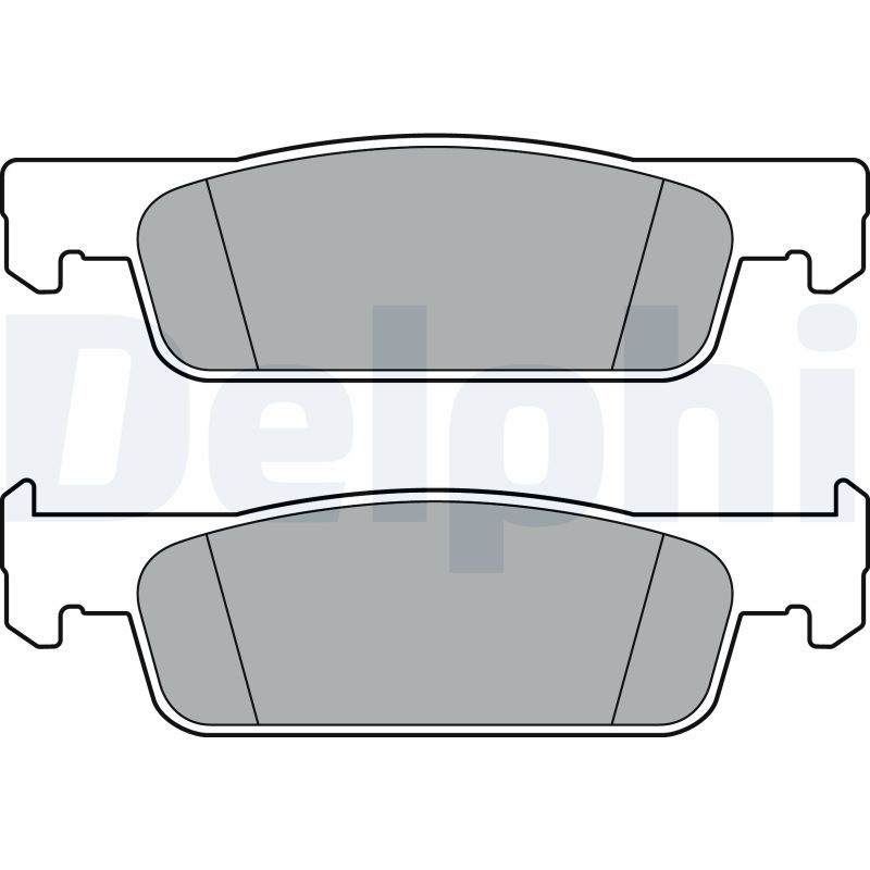 Brake Pad Set, disc brake   WVA:22448 25728|ohne Zubehör|n|2-5 munkanapos szállítás 13:30-ig rendelve 2025.1