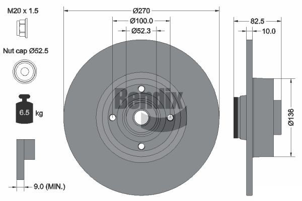 BENDIX-AU alkatrész|Távoli klt. esetén 1-2 m.napos szállítás 2024.12.20