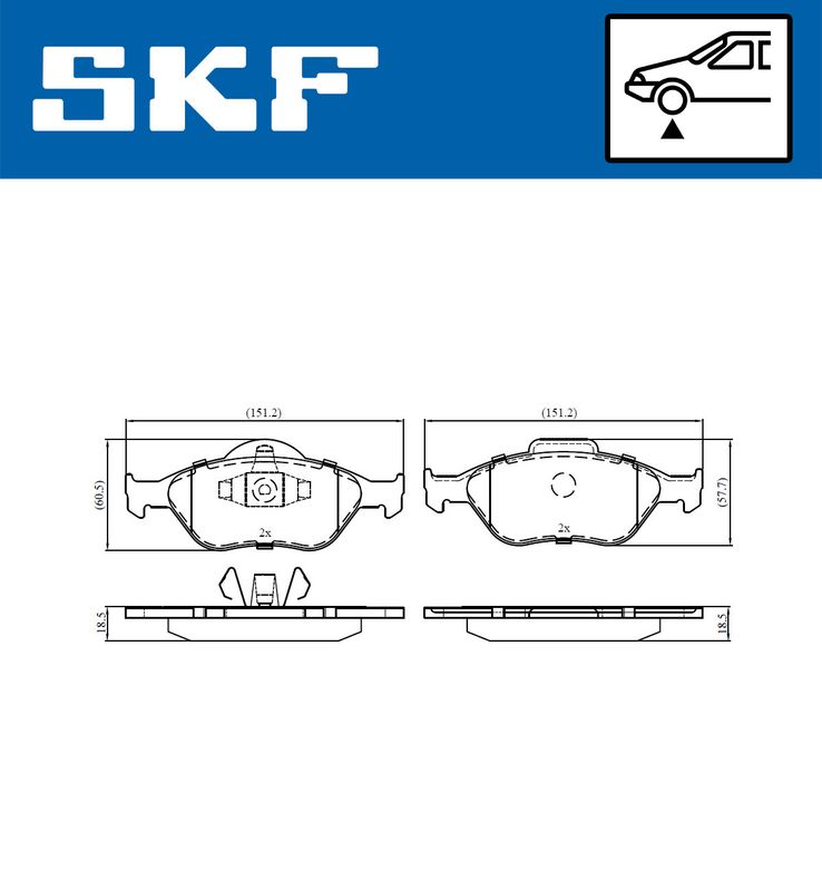 BRAKE PADS KIT|24-05