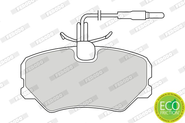 Ferodo Fékbetét készlet, tárcsafék Premier PEUGEOT 405|2022.8.8