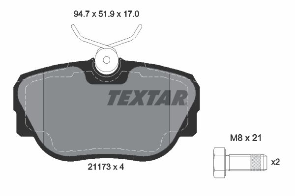 Textar fékbetét|2023.8.2