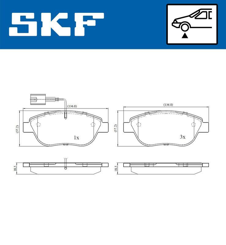 BRAKE PADS KIT|24-05