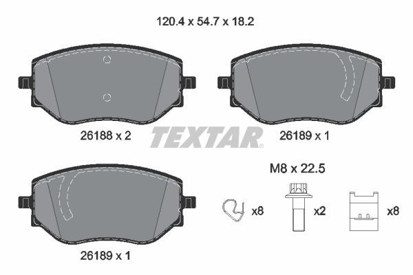 TEXTAR alkatrész|Távoli klt. esetén 1-2 m.napos szállítás 2024.12.20