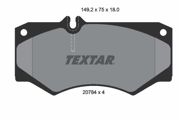 Brake Pad Set, disc brake   WVA:20784|für Verschleißwarnan|2-5 munkanapos szállítás 13:30-ig rendelve 2024.12