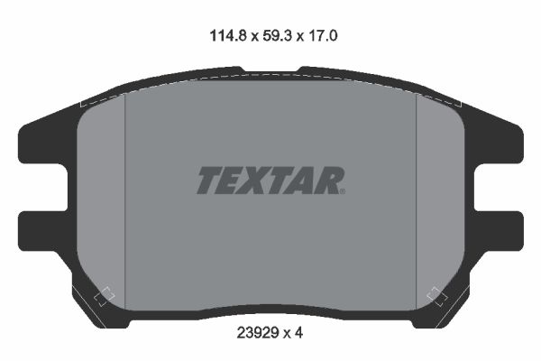 Brake Pad Set, disc brake   WVA:23929|nicht für Verschleiß|2-5 munkanapos szállítás 13:30-ig rendelve 2024.12