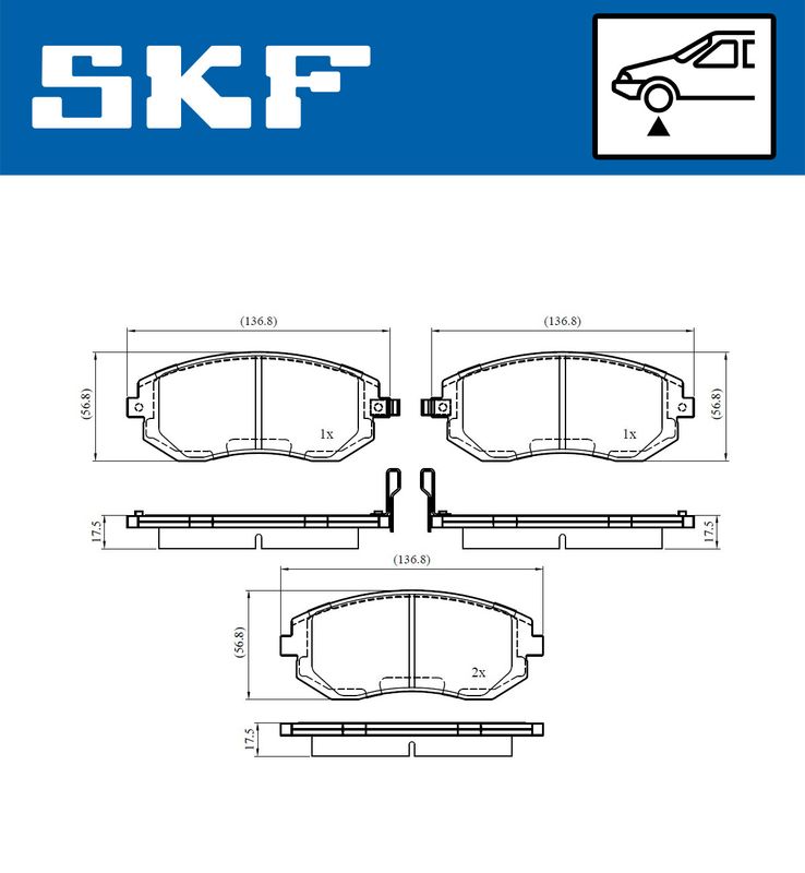 BRAKE PADS KIT|24-05