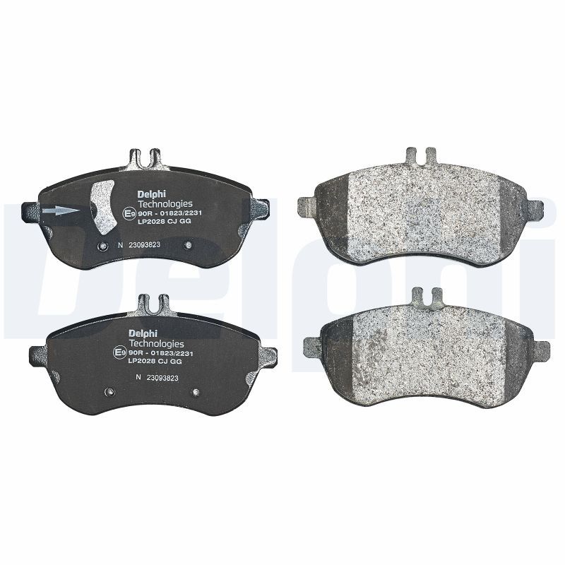 Brake Pad Set, disc brake  MB W204 W212 R172 WVA:24306|mit Zubehör|für Vers|2-5 munkanapos szállítás 13:30-ig rendelve 2024.12