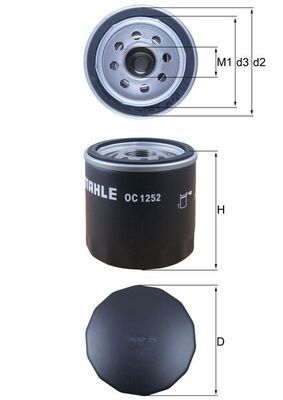 OC1252 OELFILTER FUER FORD|1 munkanapos beszerzés 2024.12