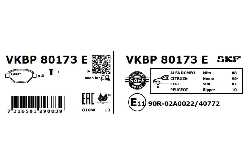 BRAKE PADS KIT|24-05