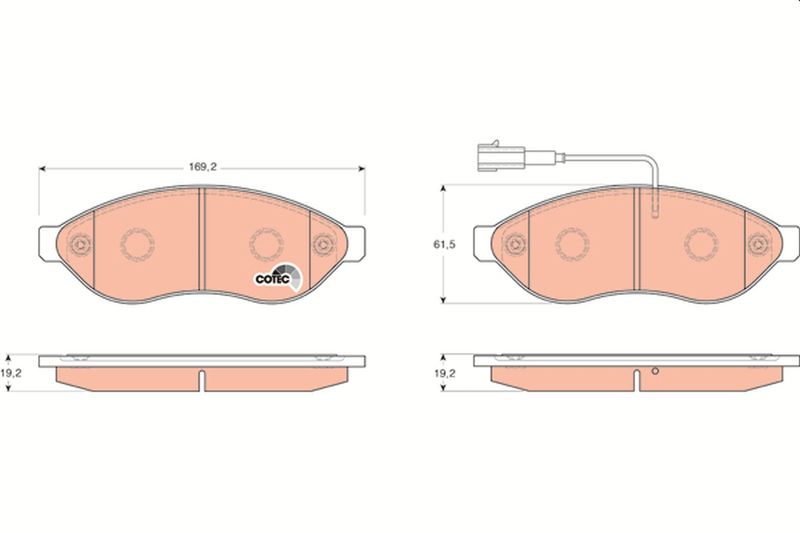 KLOCKI HAM.FIAT 24469 PRZOD|Távoli klt. esetén 1-2 m.napos szállítás 2025.1.10