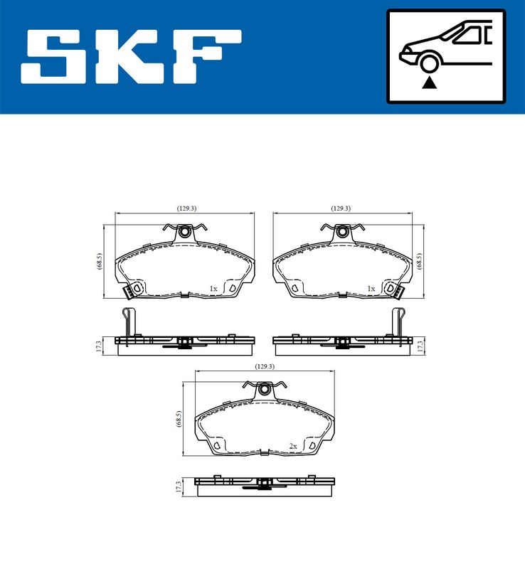 BRAKE PADS KIT|24-05