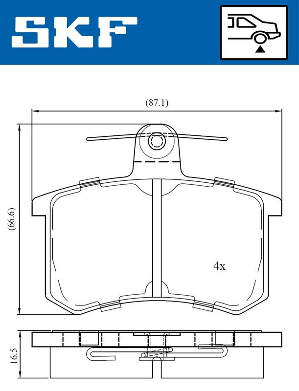 BRAKE PADS KIT|24-05