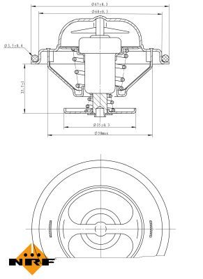 Thermostat, coolant  BMW E30 E36 E28 E34 E32 80°C|2-5 munkanapos szállítás 13:30-ig rendelve 2025.1