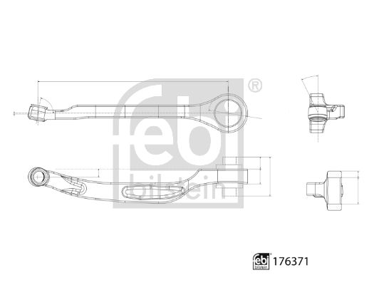 Control/Trailing Arm, wheel suspension  A4 A5 1.4/2.0/2.0TDI/3.0TDI hinten, unten, Vorderachse lin|2-5 munkanapos szállítás 13:30-ig rendelve 2025.1