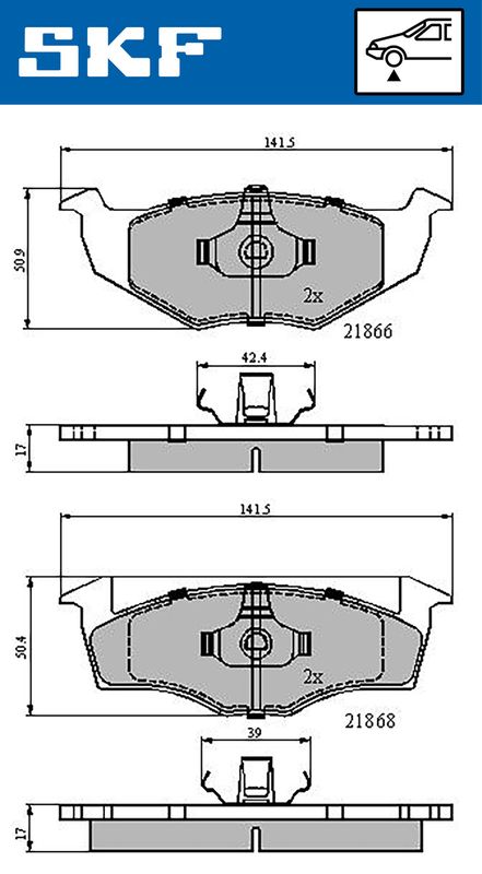 BRAKE PADS KIT|24-05