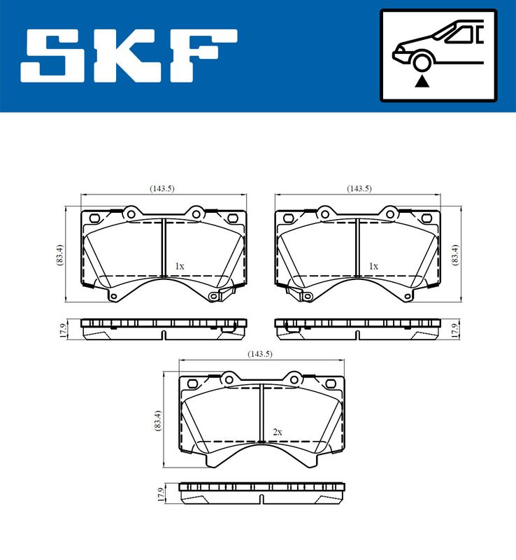 BRAKE PADS KIT|24-05