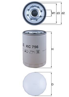 KC 756 KRAFTSTOFF FILTER|1 munkanapos beszerzés 2024.12