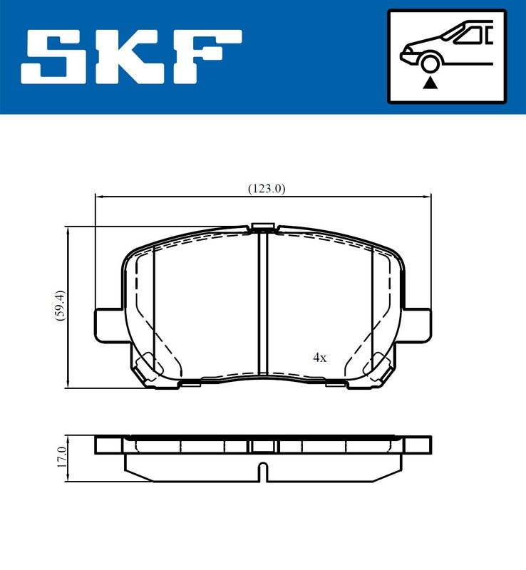 BRAKE PADS KIT|24-05