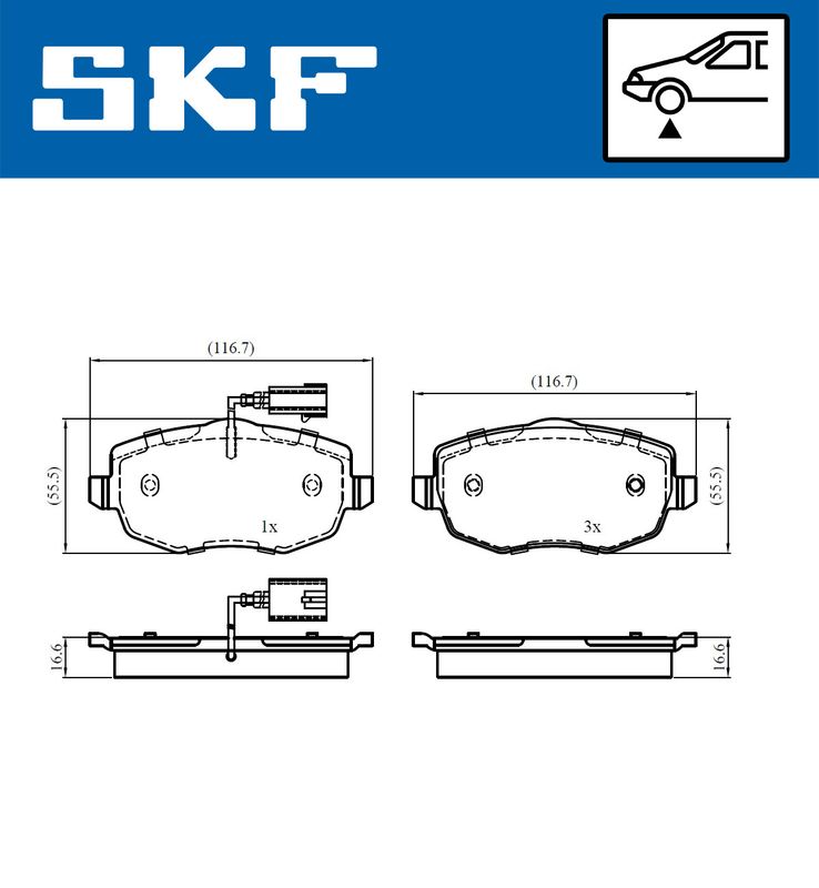 BRAKE PADS KIT|24-05