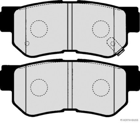 Brake Pad Set, disc brake   Hinterachse|WVA:23543|mit akus|2-5 munkanapos szállítás 13:30-ig rendelve 2024.12