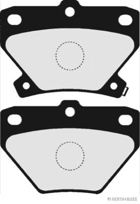 Brake Pad Set, disc brake   Hinterachse|WVA:23521|mit akus|2-5 munkanapos szállítás 13:30-ig rendelve 2025.1