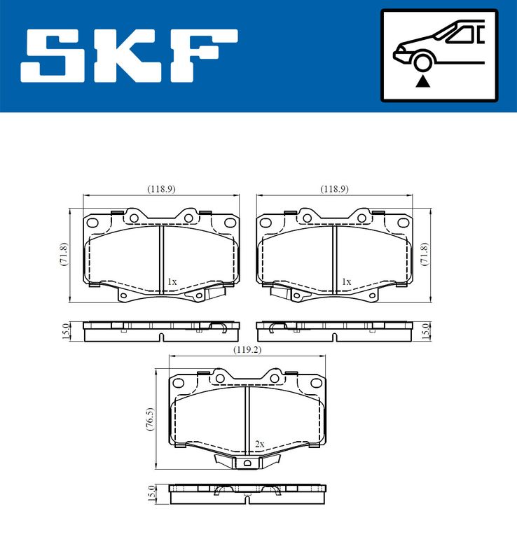 BRAKE PADS KIT|24-05