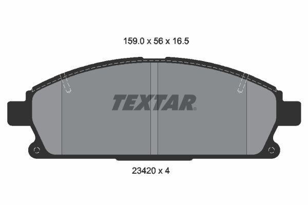 Brake Pad Set, disc brake   WVA:23420|nicht für Verschleiß|2-5 munkanapos szállítás 13:30-ig rendelve 2024.12