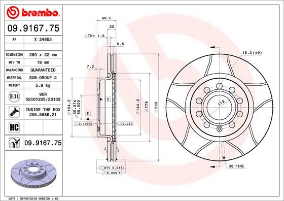 BREMBO alkatrész|Távoli klt. esetén 1-2 m.napos szállítás 2024.12.20