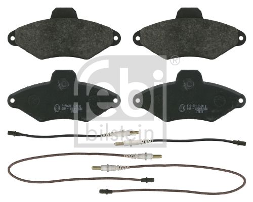 Brake Pad Set, disc brake   Vorderachse|WVA:21631|inkl. Ve|2-5 munkanapos szállítás 13:30-ig rendelve 2024.12