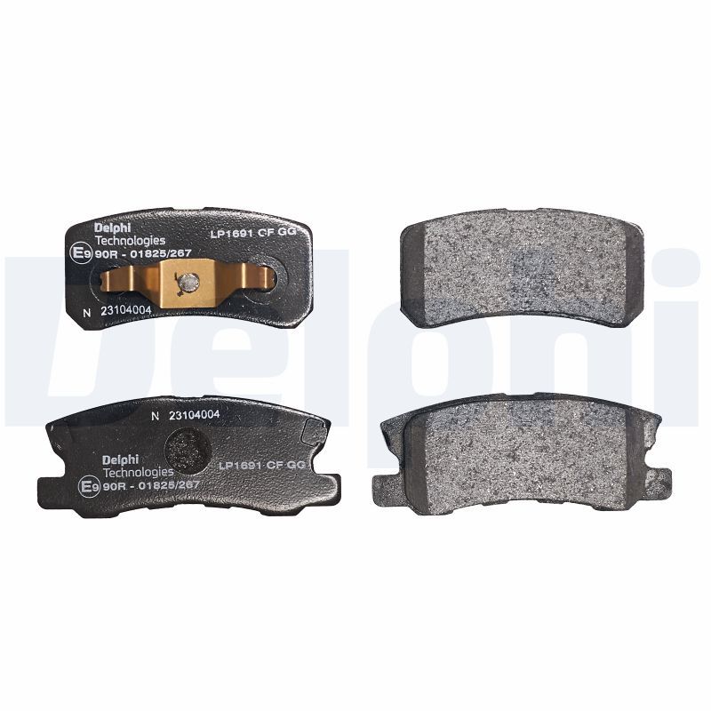 Brake Pad Set, disc brake   Hinterachse|WVA:23582, 23582 2|2-5 munkanapos szállítás 13:30-ig rendelve 2024.12