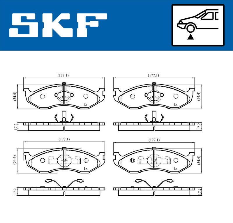 BRAKE PADS KIT|24-05