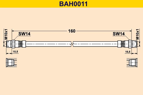 BARUM BREMSSCHLAUCH HR|1 munkanapos beszerzés 2024.12