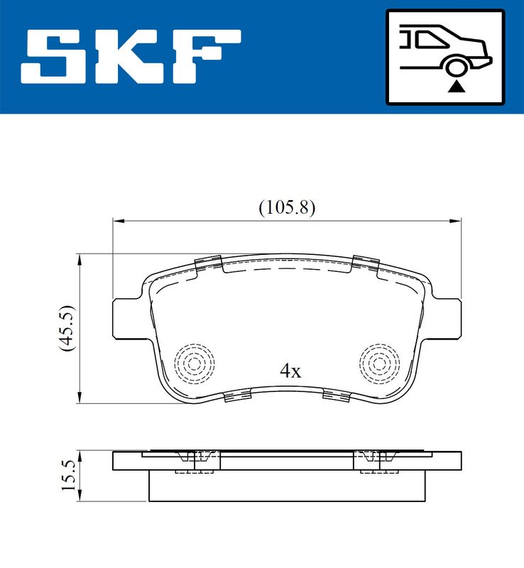 BRAKE PADS KIT|24-05