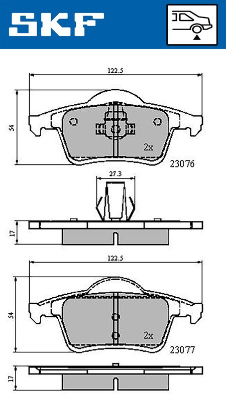 BRAKE PADS KIT|24-05