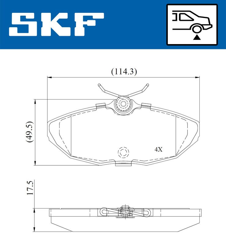 BRAKE PADS KIT|24-05