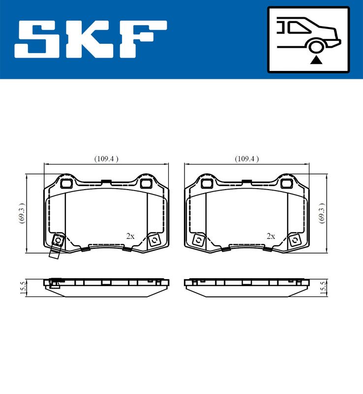 BRAKE PADS KIT|24-05