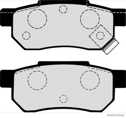 Brake Pad Set, disc brake   Hinterachse|WVA:21312|mit akus|2-5 munkanapos szállítás 13:30-ig rendelve 2024.12