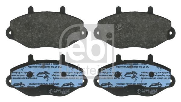 Brake Pad Set, disc brake   Vorderachse|WVA:21469|exkl. Ve|2-5 munkanapos szállítás 13:30-ig rendelve 2024.12